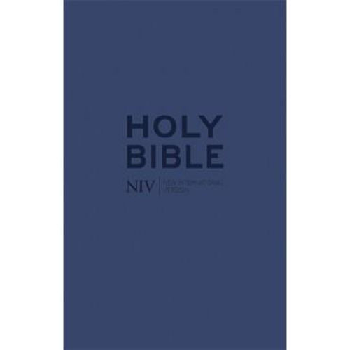 Picture of NIV Tiny navy soft-tone Bible with zip