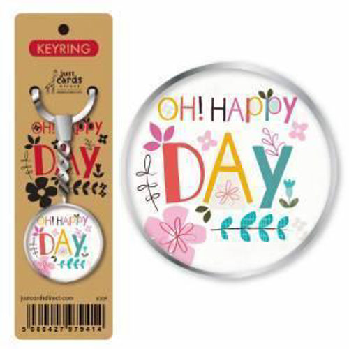 Picture of Happy day  - Keyring