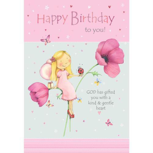 Picture of Birthday Girl Gentle heart Card