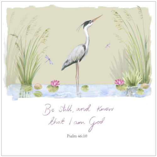 Picture of Heron Notecard