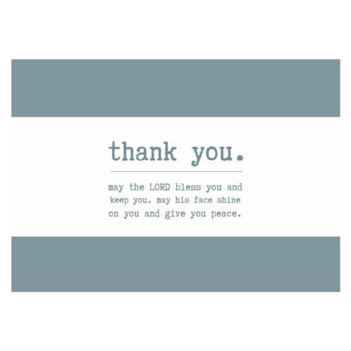 Picture of Thank You Bless you card