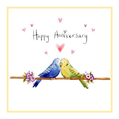 Picture of Anniversary Birds Greeting card