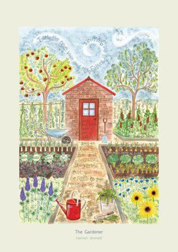Picture of The Gardener greetings Card