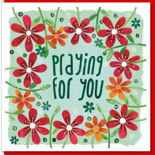 Picture of Praying for you Greetings Card