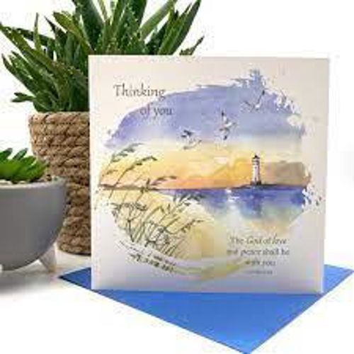 Picture of Thinking of You Lighthouse Card