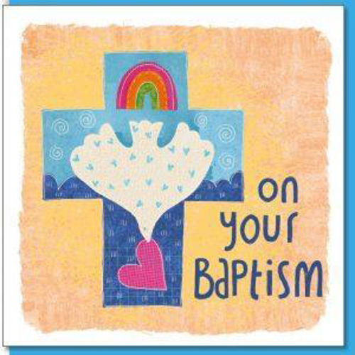 Picture of Baptism Dove Greetings Card