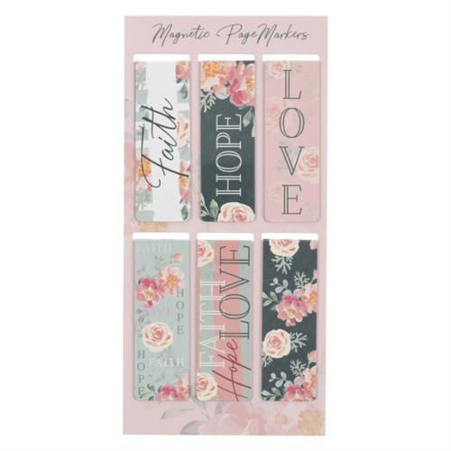 Picture of Magnetic Bookmark Set - Faith, Hope and Love