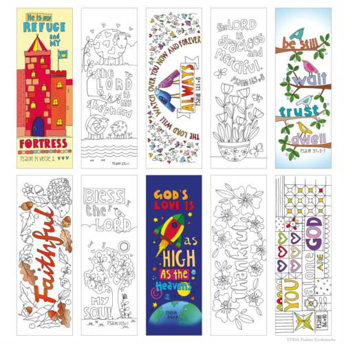 Picture of Exploring the Psalms Colouring Bookmarks