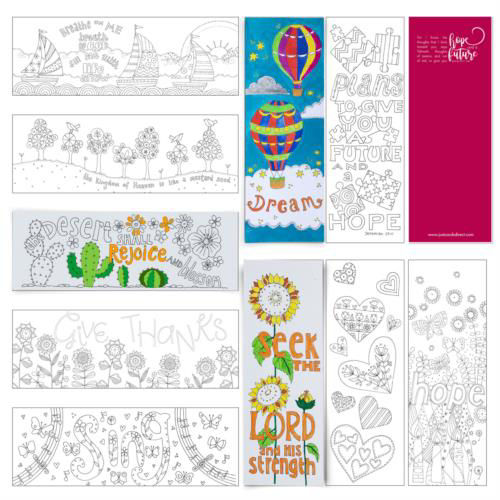Picture of Images of Hope Colouring Bookmarks