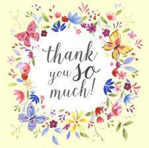 Picture of Thank you so much Card