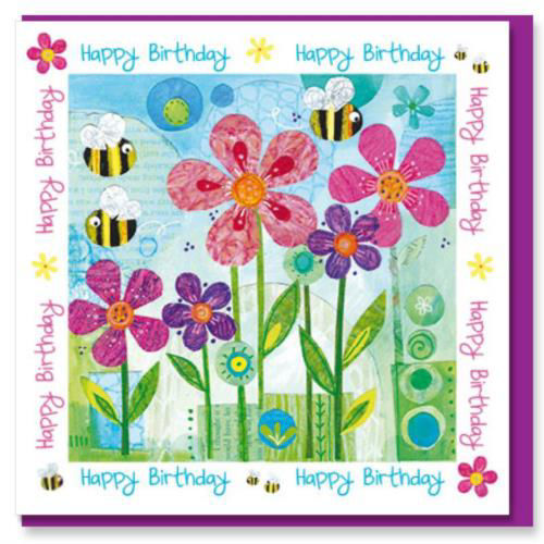 Picture of Birthday Bees Greetings Card