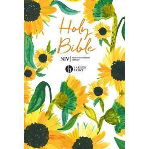 Picture of NIV Larger Print Bible, Sunflowers