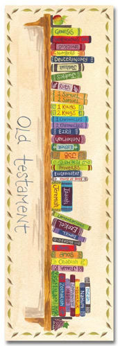 Picture of Books of the Bible Bookmark by Hannah Dunnett
