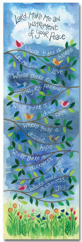 Picture of Instrument of your peace Bookmark by Hannah Dunnett