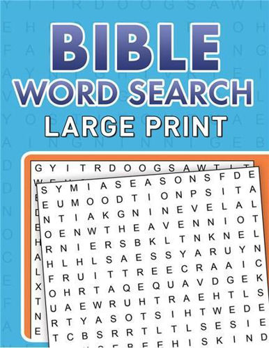 Picture of Bible word searches large print